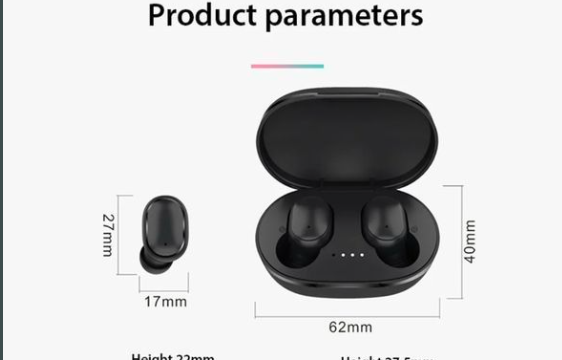 A6S Bluetooth 5.0 Earphones Wireless Stereo Music Noice Cancelling
